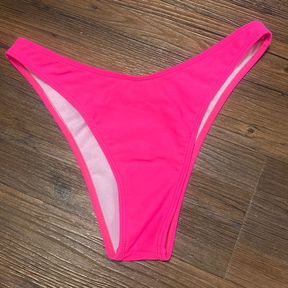 Neon Pink Bikini bottoms